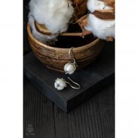 Cotton Flower Earrings
