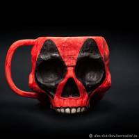 Handmade Marvel - Deadpool Skull Mug
