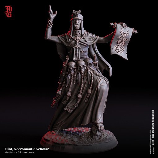 Eliot is a Necromancer's Apprentice Figure (Unpainted)