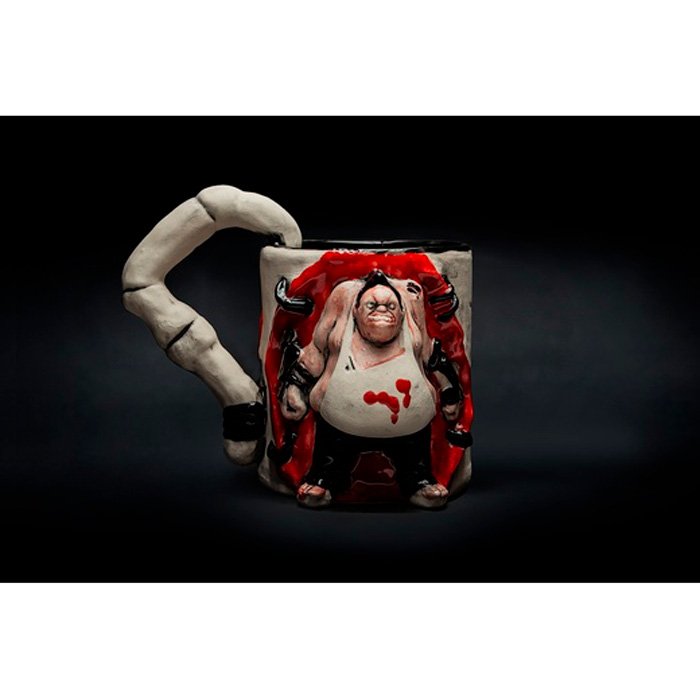 Handmade Dota 2 - Pudge Shaped Mug