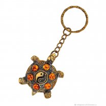 Turtle Yin Yang Keychain