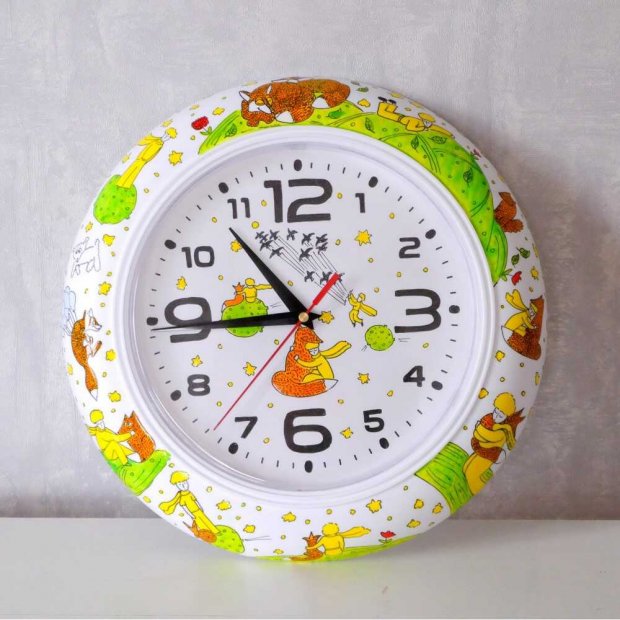 The Little Prince - The Little Prince with Fox Wall Clock