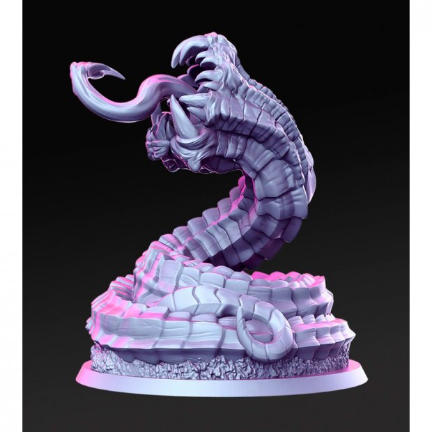 Claw Serpent Figure (Unpainted)
