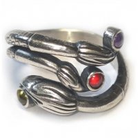 Handmade Artist's Brushes Ring