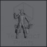 Trevius, a tiefling with a crossbow Figure (Unpainted)