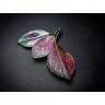 Cherry Leaf Brooch