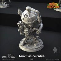 Gnomish Scientist Figure (Unpainted)