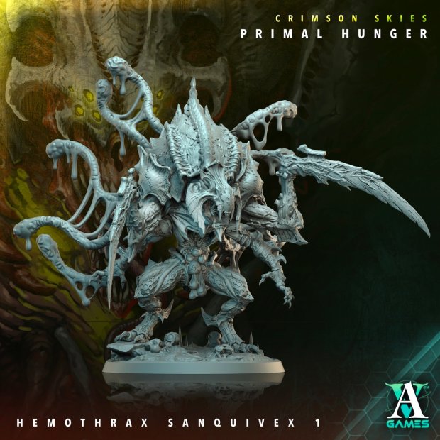 Hemothrax Sanquivex 05 Figure (Unpainted)