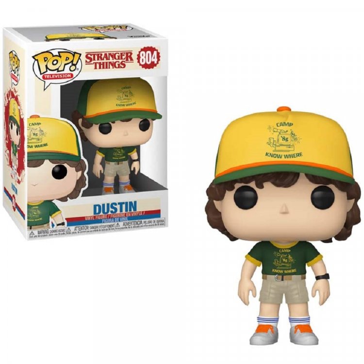 Funko POP Television: Stranger Things - Dustin (At Camp) Figure