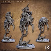 Blacktongue Zeek Rider 04 Figure (Unpainted)