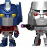 Funko Pop: Transformers Generation 1 - Metallic Optimus Prime and Megatron Figure