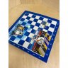 Handmade Once Upon a Dog (Blue) Everyday Chess