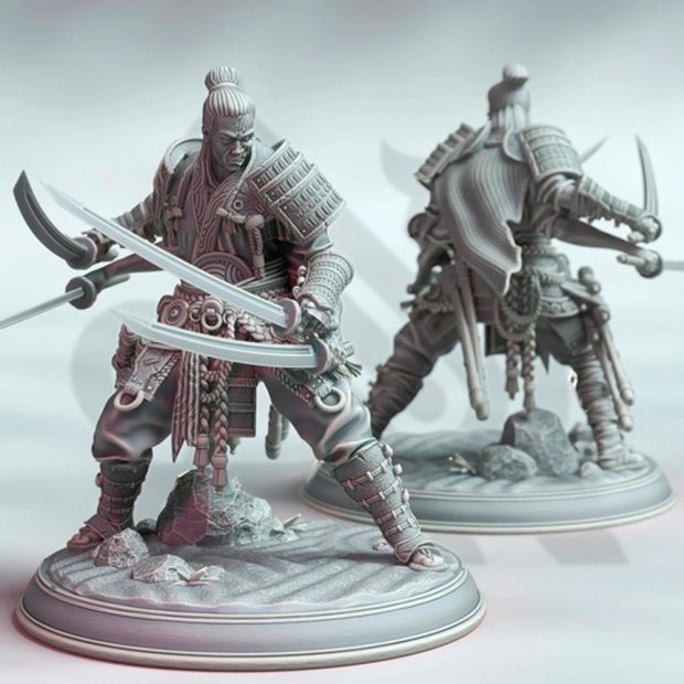 Oni Ovaranai is an Infinite Demon Figure (Unpainted)