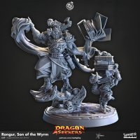 Rongur - Son of the Wyrm Figure (Unpainted)