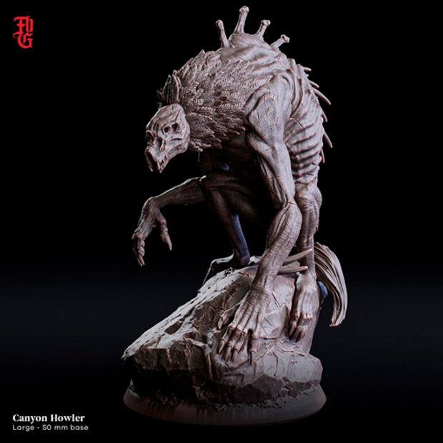 The Desert Howler, the Big Fiend Figure (Unpainted)