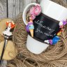 To my beloved teacher Mug with spoon