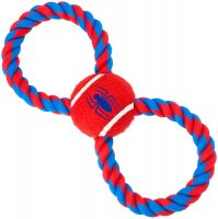 Buckle-Down Marvel Comics - Spider-Man Dog Toy Rope Tennis Ball
