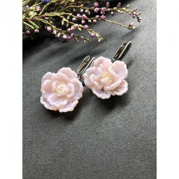 Peonies Earrings