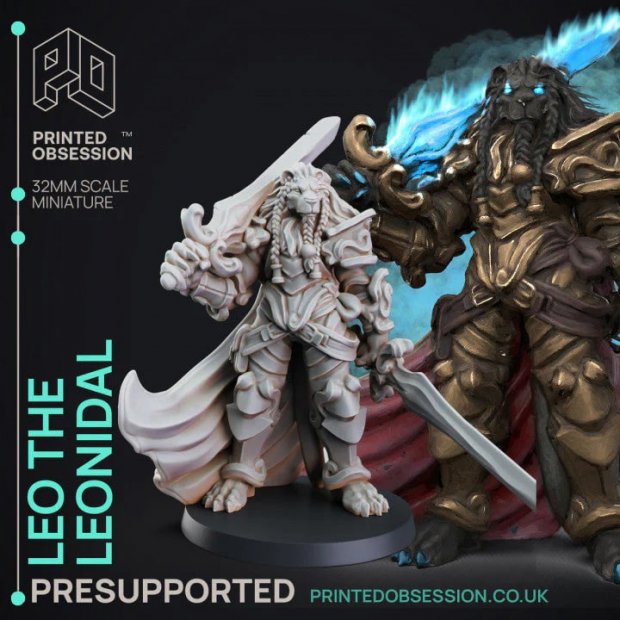 Leo the Leonidal Figure (Unpainted)