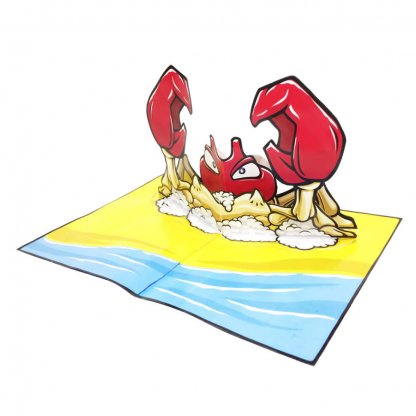 Pop-Up Pokemon - Krabby DIY Paper Craft Kit