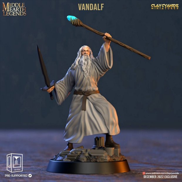 Vandalf Figure (Unpainted)