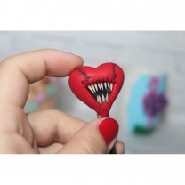 Heart With Teeth Spoon With Decor