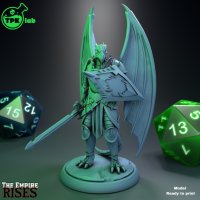 Flying Soldier Figure (Unpainted)