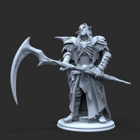 Firbolg with a scythe Figure (Unpainted)