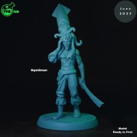 Squidman Figure (Unpainted)
