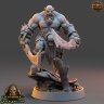 Grozler Hang, Orc Barbarian Figure (Unpainted)