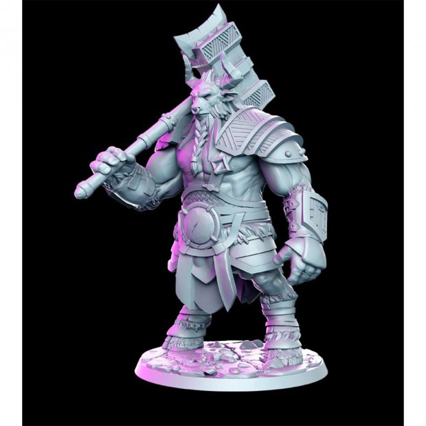 Warrior Minos Figure (Unpainted)