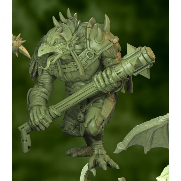 Elite Kenku Guard Figure (Unpainted)