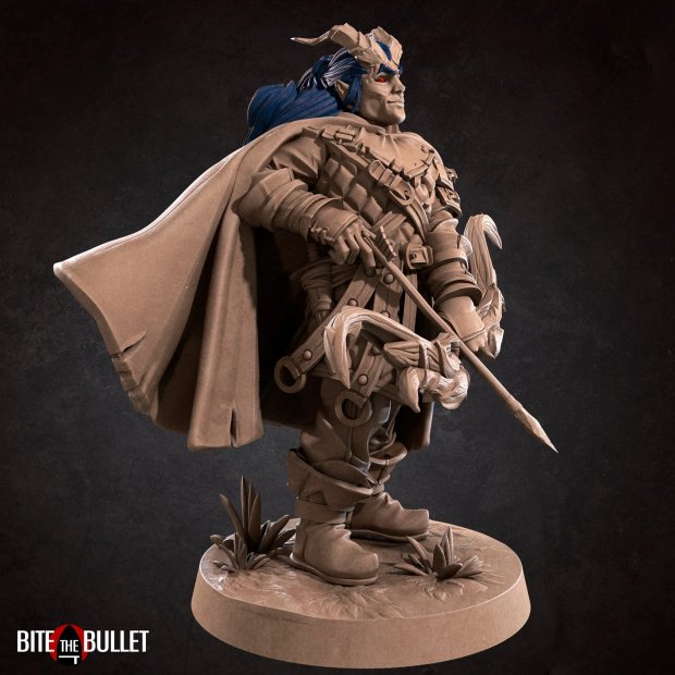 Tiefling Ranger Figure (Unpainted)