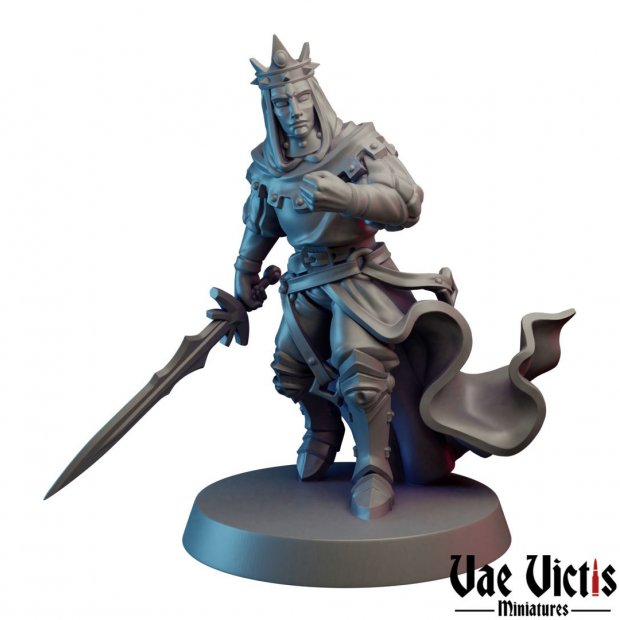 Evil Paladin Figure (Unpainted)