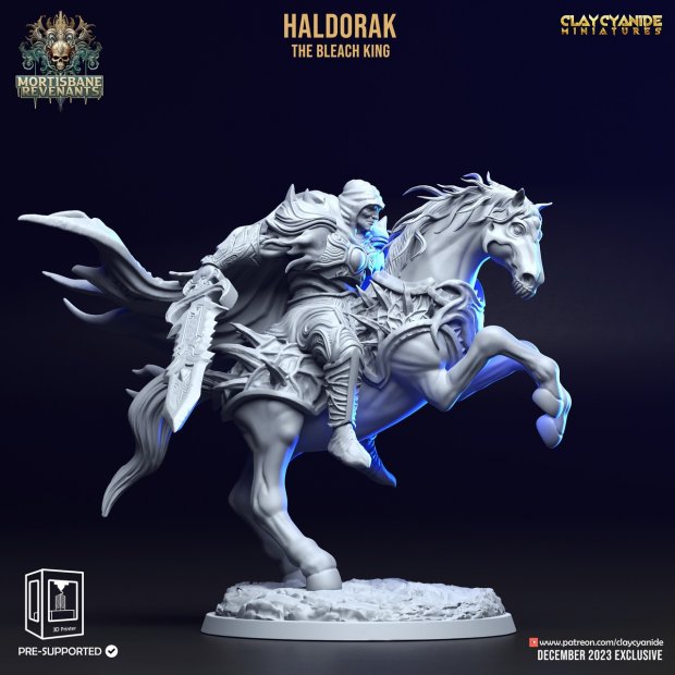 Haldorak - The Bleach King Figure (Unpainted)