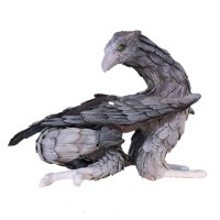 Handmade Lying Griffin Figure