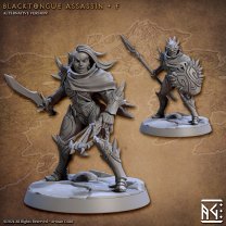 Blacktongue Assassin Figure (Unpainted)