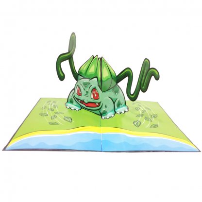 Pop-Up Pokemon - Bulbasaur DIY Paper Craft Kit