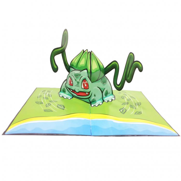 Pop-Up Pokemon - Bulbasaur DIY Paper Craft Kit