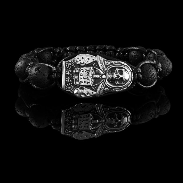 Bread With Salt (Lava) Bracelet