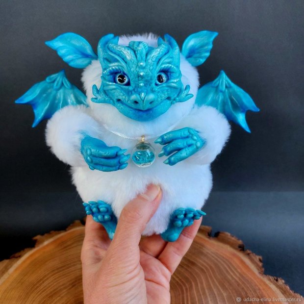 Puffy Little Dragon Irwin Soft Toy