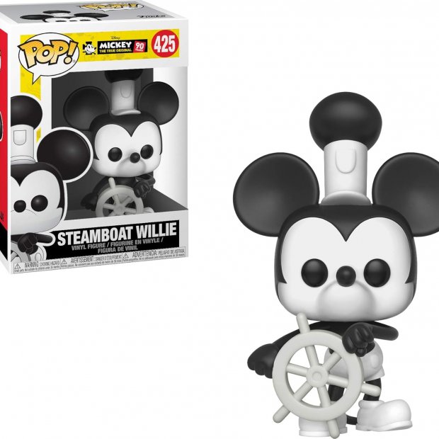 Funko Pop Disney: Mickey's 90Th - Steamboat Willie Figure