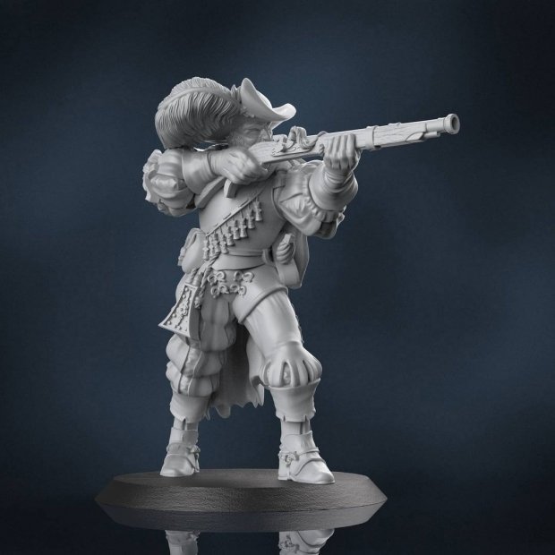 Mercenary Gantz "Dogs of War" Figure (Unpainted)