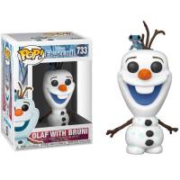 Funko POP Disney: Frozen 2 - Olaf with Bruni Figure