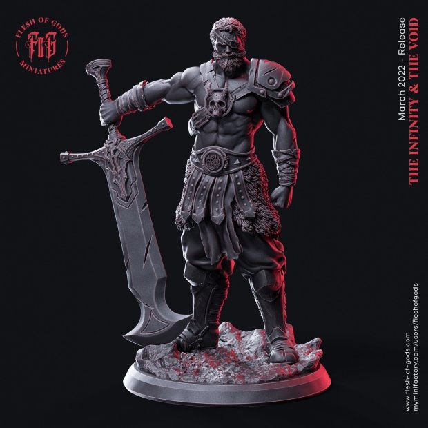 Cable Master Sword Figure (Unpainted)