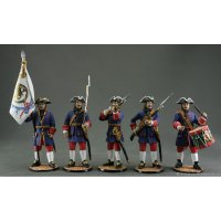 Soldiers Of Peter The Great Set Of 5 Figures