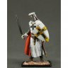 Teutonic Knight In White Cloak Figure