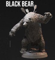 Black Bear Figure (Unpainted)