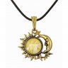 Moon And Sun Pendant Necklace