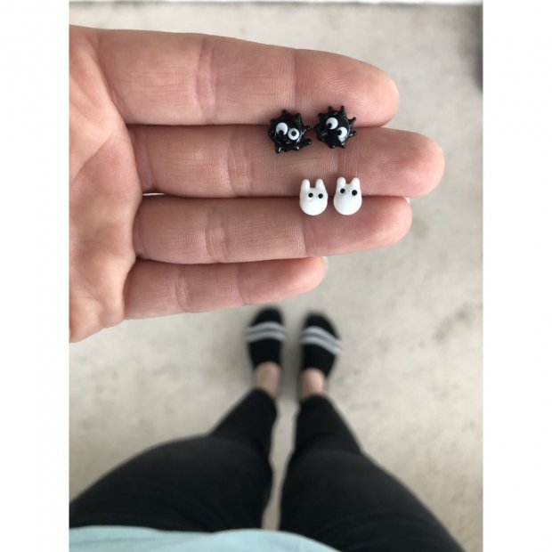Hayao Miyazaki Mascots Earrings